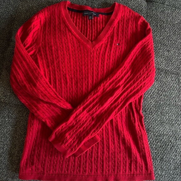 Tommy Hilfiger Red Sweater - Picture 1 of 3